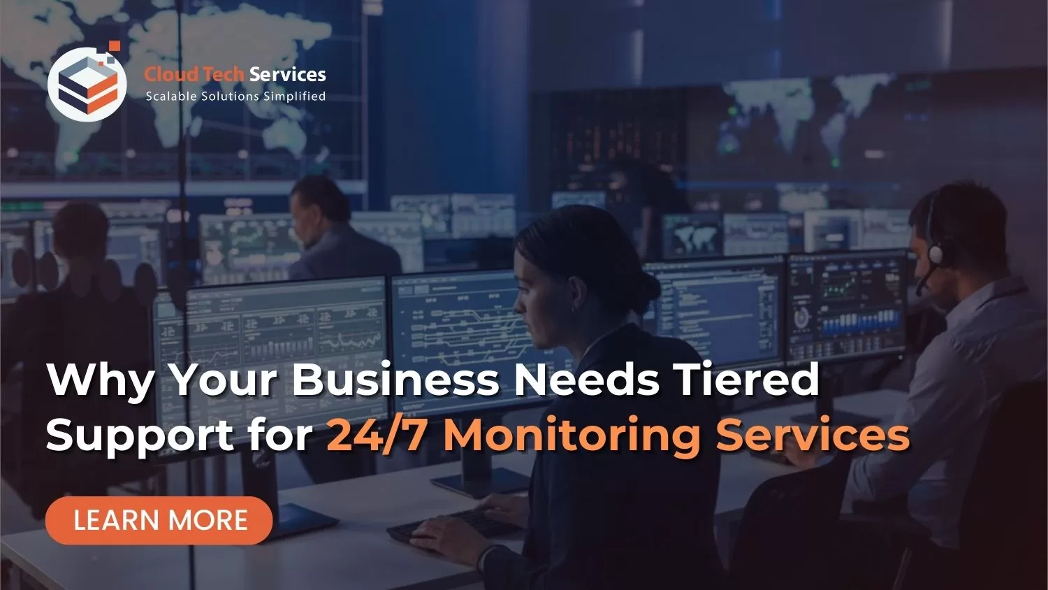 Why Your Business Needs Tiered Support for 24x7 Monitoring Services